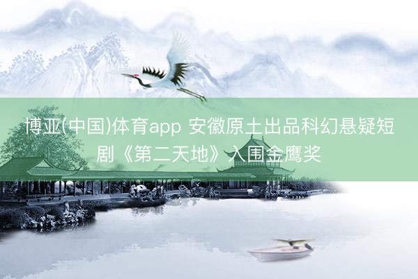 博亚(中国)体育app 安徽原土出品科幻悬疑短剧《第二天地》入围金鹰奖