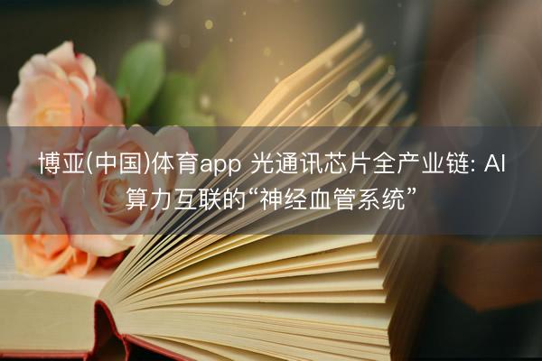 博亚(中国)体育app 光通讯芯片全产业链: AI算力互联的“神经血管系统”