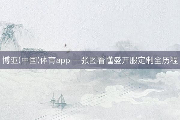 博亚(中国)体育app 一张图看懂盛开服定制全历程
