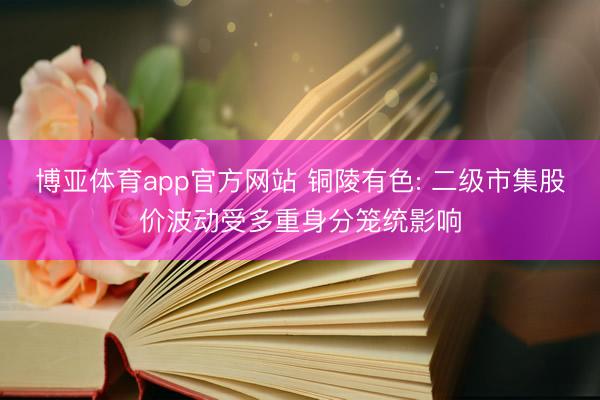 博亚体育app官方网站 铜陵有色: 二级市集股价波动受多重身分笼统影响